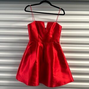 Red Holiday/Party Cocktail Dress
